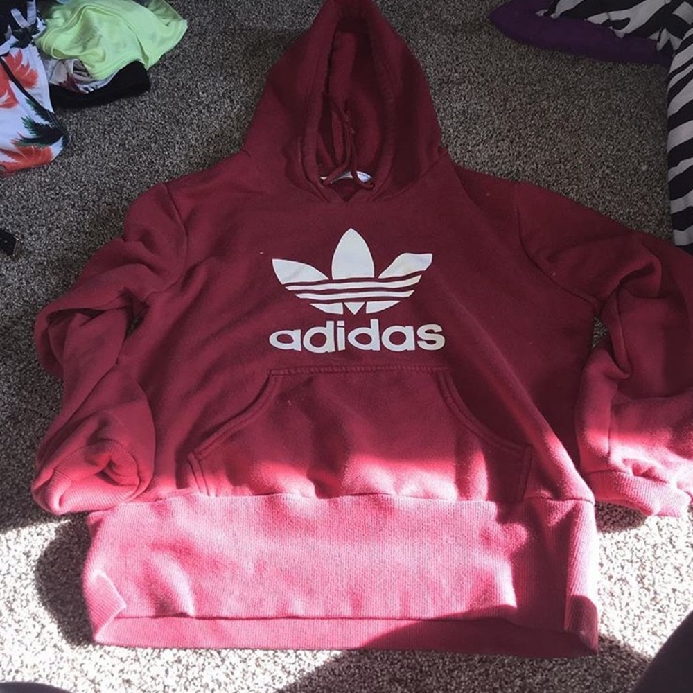 Red Adidas Hoodie